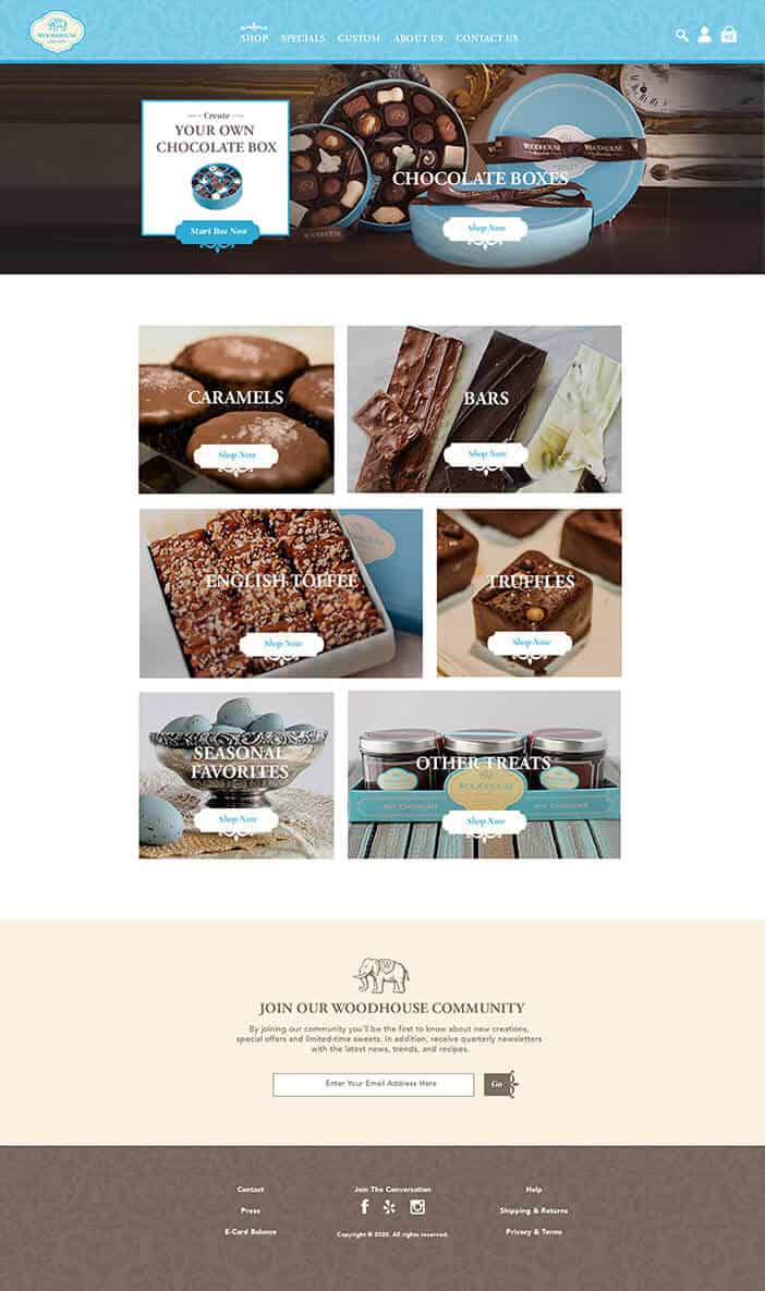 Woodhouse Chocolates - Shop_PG