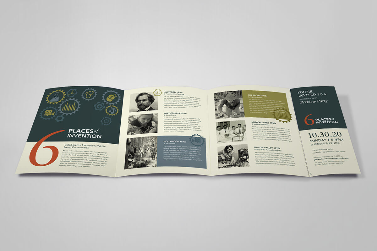 6 Places of Invention brochure